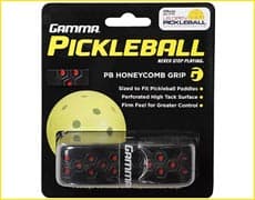 GRIP: cinta de agarre para mango de paleta pickleball: “Gamma Sports Honeycomb Cushion Grip” | fpp.org.es
