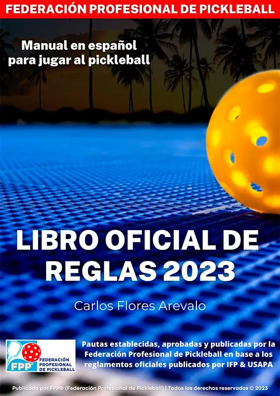 Libro Oficial de Reglas Pickleball (FPP) (portada) | Sitio Oficial FPP.org.es